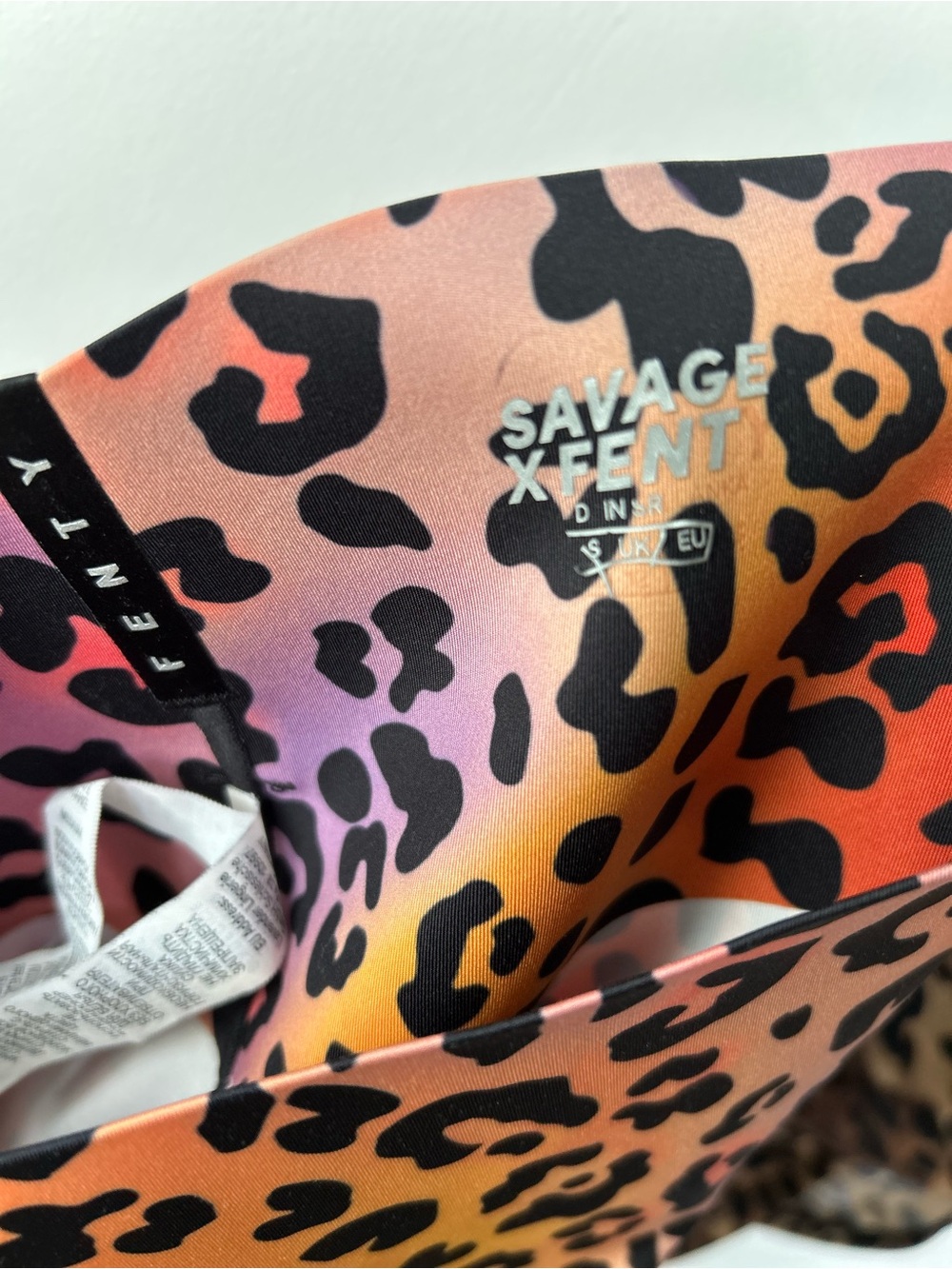 Savage x Fenty Hotline High-Waist Caramel Leopard Leggings - Picture 10 of 11